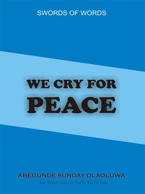 cover image of We Cry For Peace